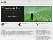 Tablet Screenshot of mygardenoasis.com